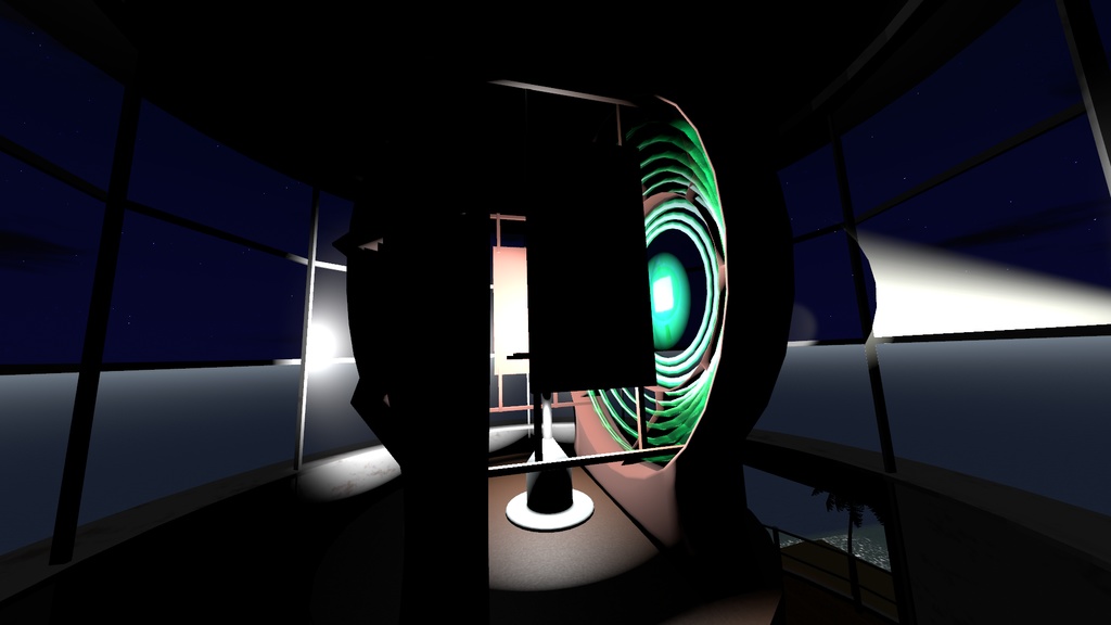 【VRChat対応】1等級レンズが回る灯台