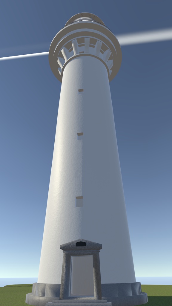 【VRChat対応】1等級レンズが回る灯台