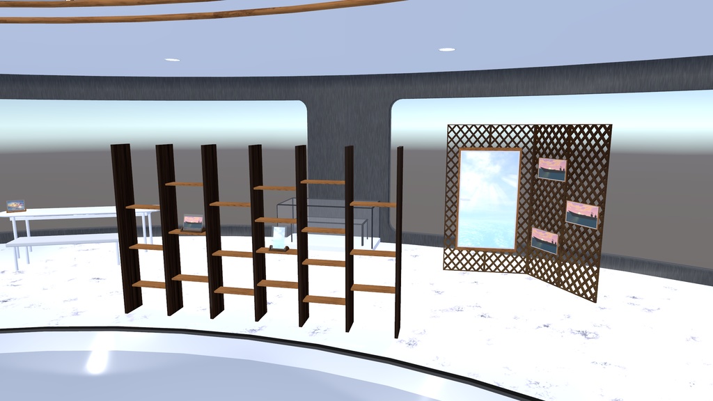 【3Dモデル】Aquatic Glass Dome【VRChat想定】