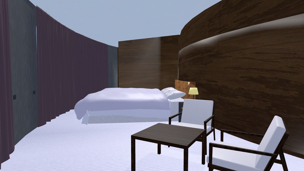 【3Dモデル】Aquatic Glass Dome【VRChat想定】