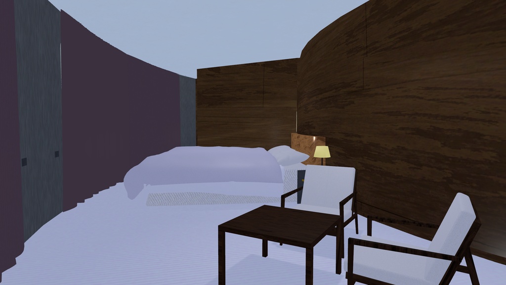 【3Dモデル】Aquatic Glass Dome【VRChat想定】