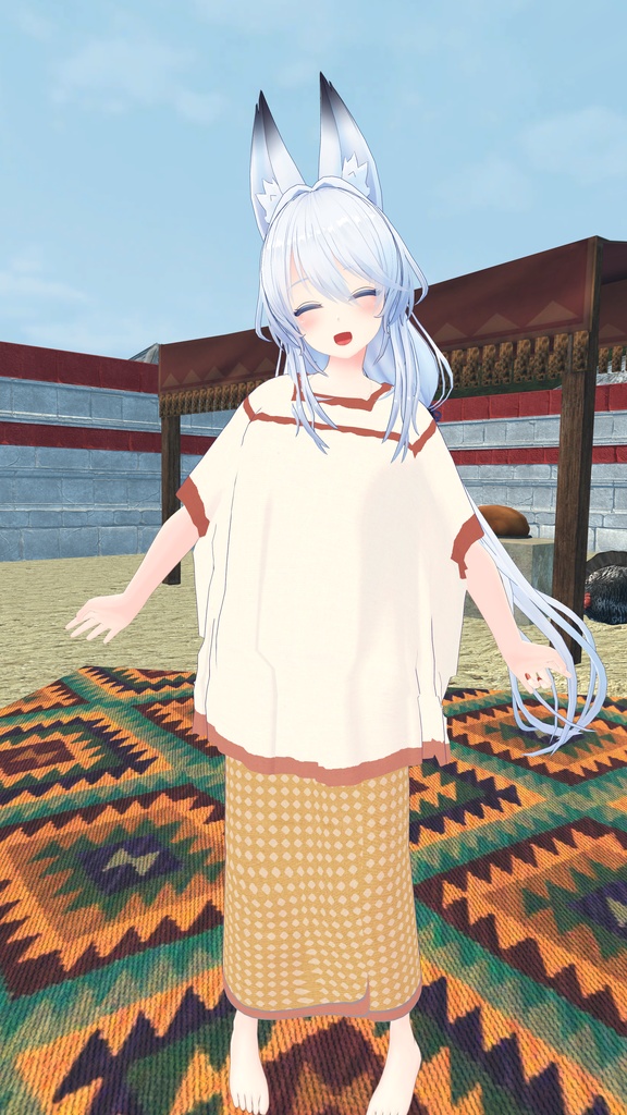 【VRchat】ウィピル（Huipil）【アステカ民族衣装】