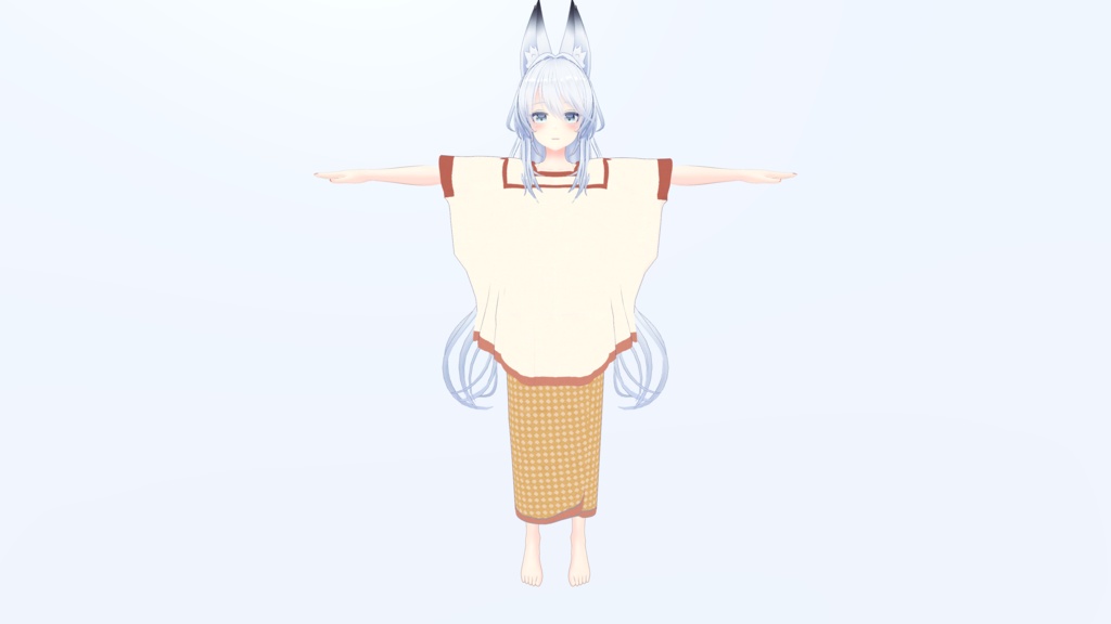 【VRchat】ウィピル(Huipil)【アステカ民族衣装】