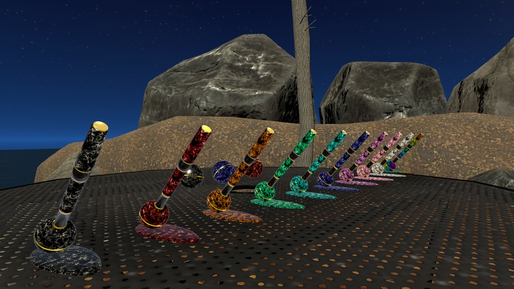 【VRChat】 クラシカル高級万年筆 QvPen差し替えモデル