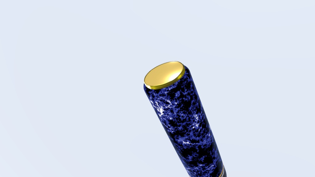 【VRChat】 クラシカル高級万年筆 QvPen差し替えモデル