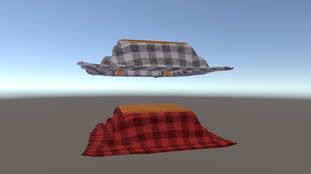 【VRC想定】どこでもこたつ【アバターギミック】