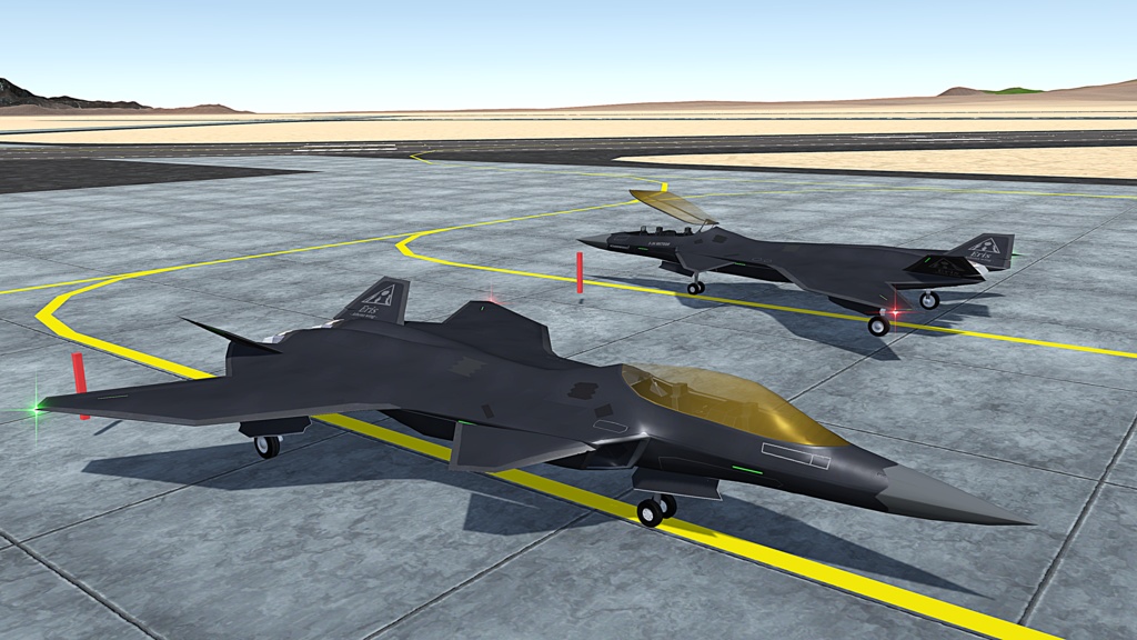 【VRChat想定】第5世代ジェット戦闘機 F-36 Meteor <ミーティア>【Sacc Flight対応】