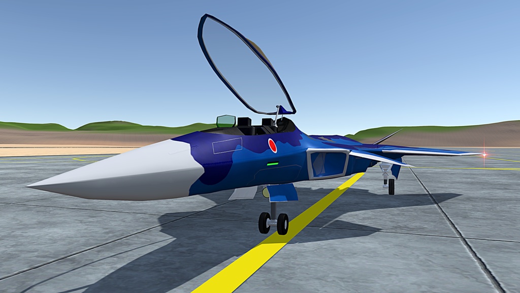 【VRChat想定】第5世代ジェット戦闘機 F-36 Meteor <ミーティア>【Sacc Flight対応】