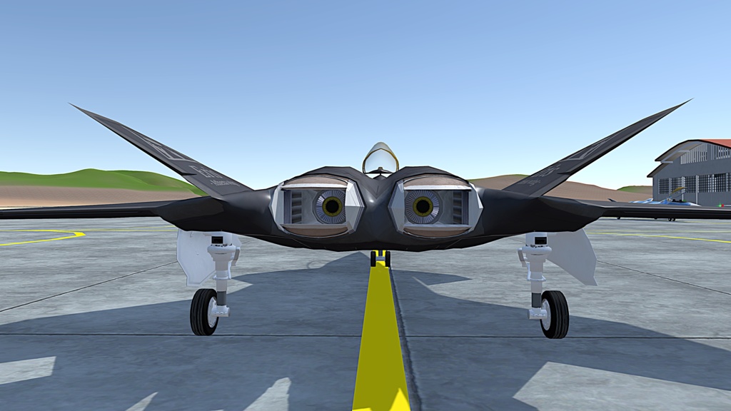 【VRChat想定】第5世代ジェット戦闘機 F-36 Meteor <ミーティア>【Sacc Flight対応】