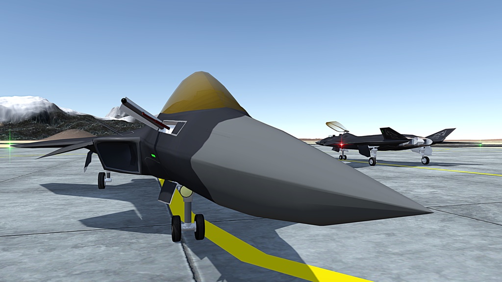 【VRChat想定】第5世代ジェット戦闘機 F-36 Meteor <ミーティア>【Sacc Flight対応】