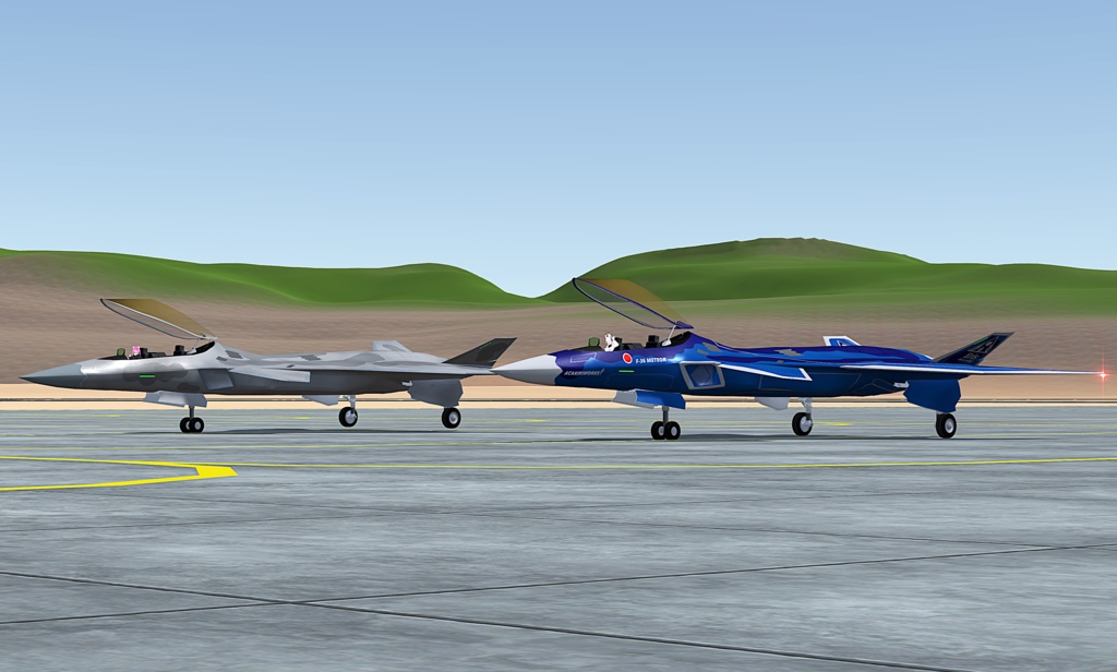 【VRChat想定】第5世代ジェット戦闘機 F-36 Meteor <ミーティア>【Sacc Flight対応】