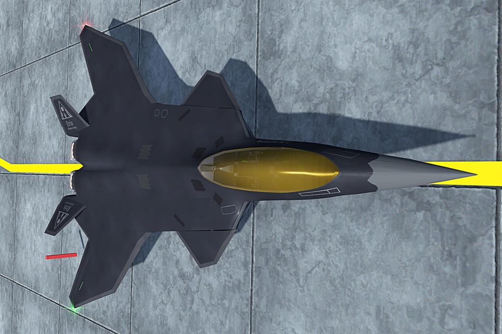 【VRChat想定】第5世代ジェット戦闘機 F-36 Meteor <ミーティア>【Sacc Flight対応】