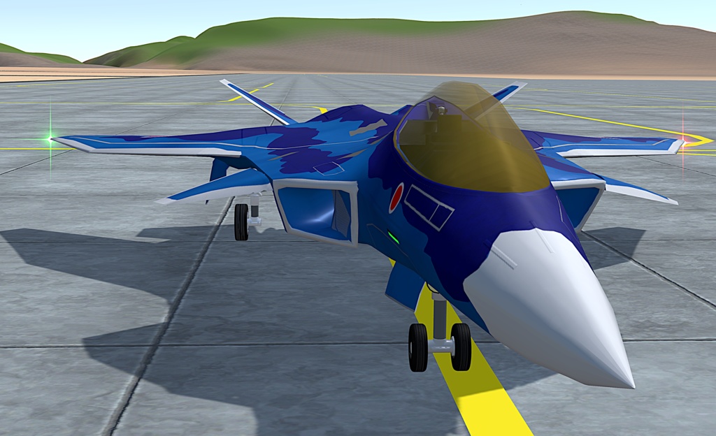 【VRChat想定】第5世代ジェット戦闘機 F-36 Meteor <ミーティア>【Sacc Flight対応】