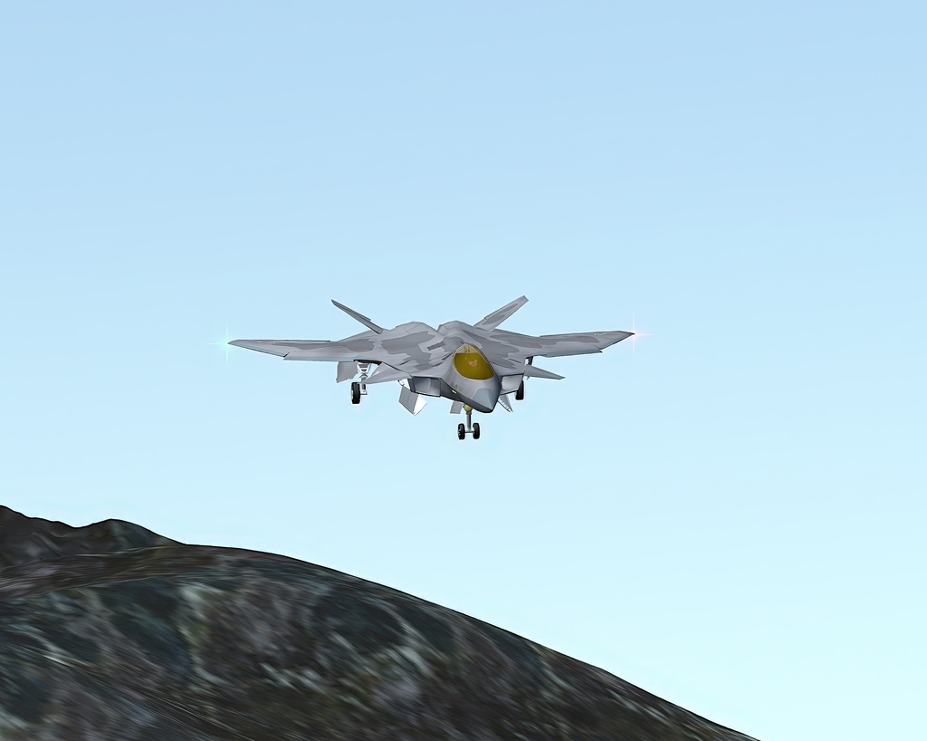 【VRChat想定】第5世代ジェット戦闘機 F-36 Meteor <ミーティア>【Sacc Flight対応】