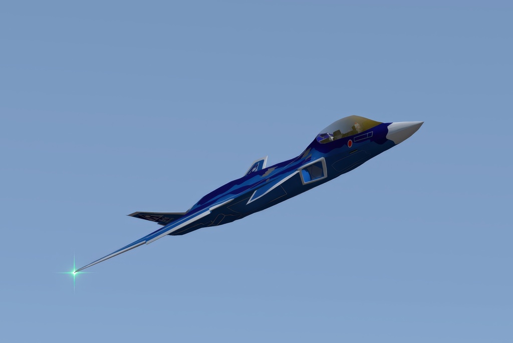 【VRChat想定】第5世代ジェット戦闘機 F-36 Meteor <ミーティア>【Sacc Flight対応】