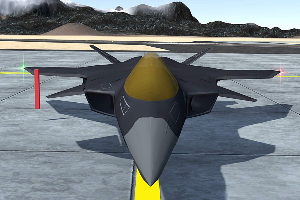 【VRChat想定】第5世代ジェット戦闘機 F-36 Meteor <ミーティア>【Sacc Flight対応】