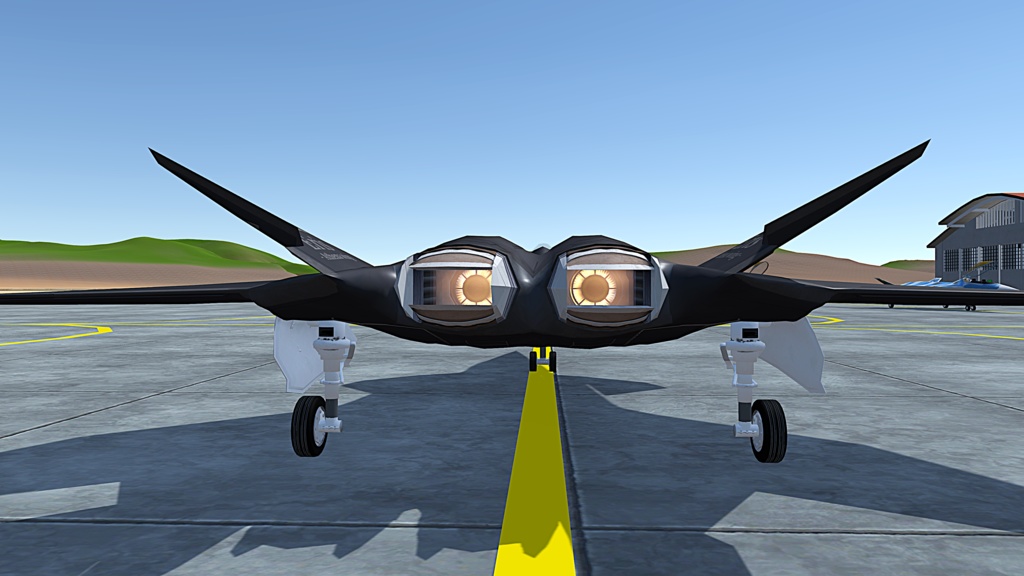 【VRChat想定】第5世代ジェット戦闘機 F-36 Meteor <ミーティア>【Sacc Flight対応】