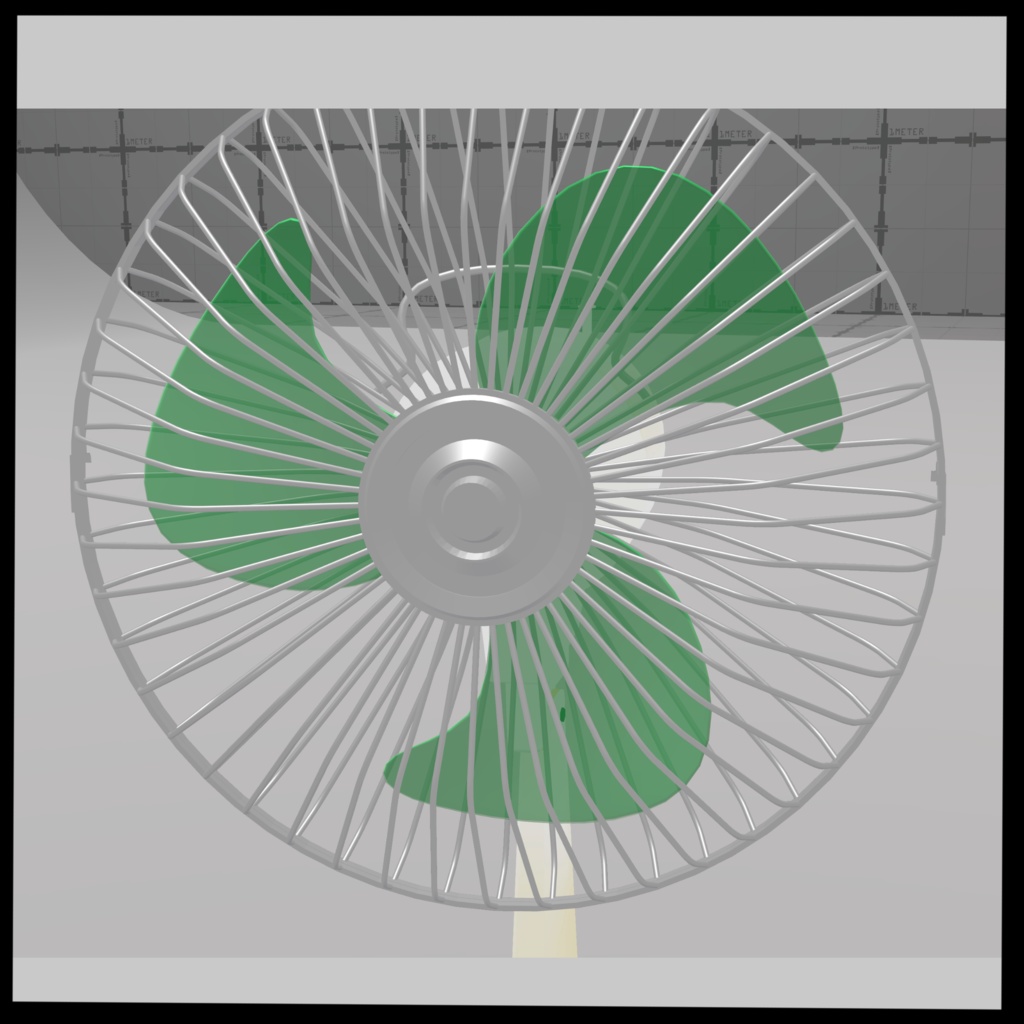 【VRC想定】どこでも扇風機