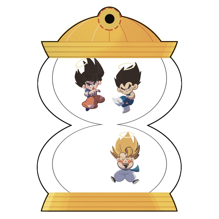 オイルグリッターシャカシャカアクキー