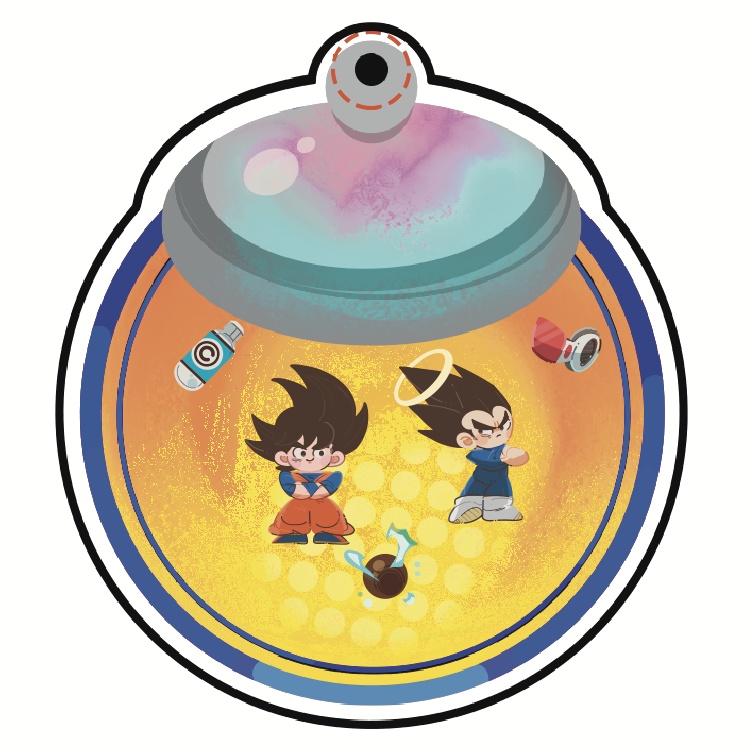 シャカシャカアクキー（裏デザインなし）