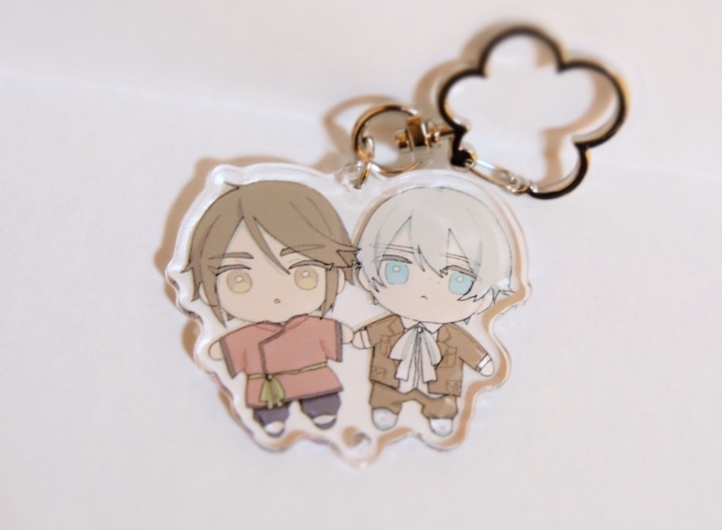 ぬい風　だんしこアクキー