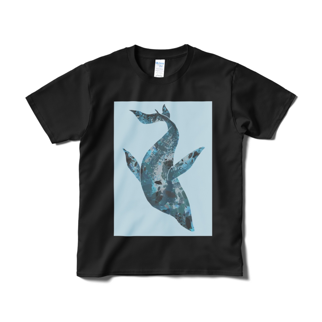 Tシャツ(くじら)