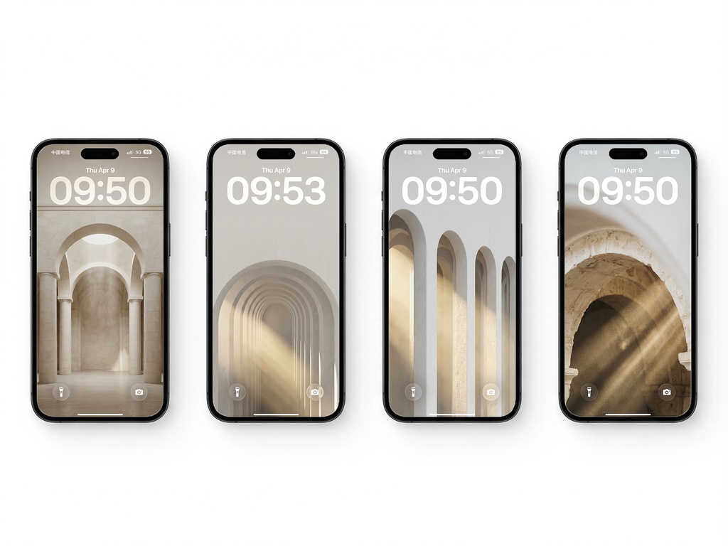 The Arch | Wallpaper Pack - 建築美学・静寂の空間壁紙