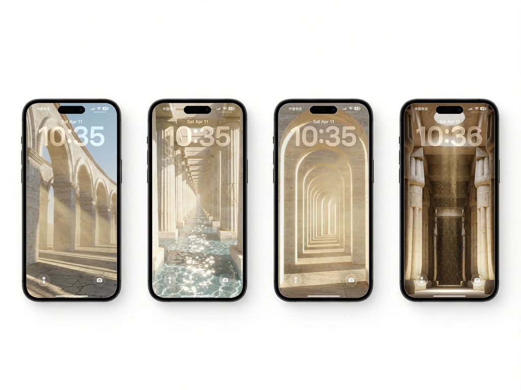 The Pillars | Wallpaper Pack - 地中海と古代文明、石の静寂