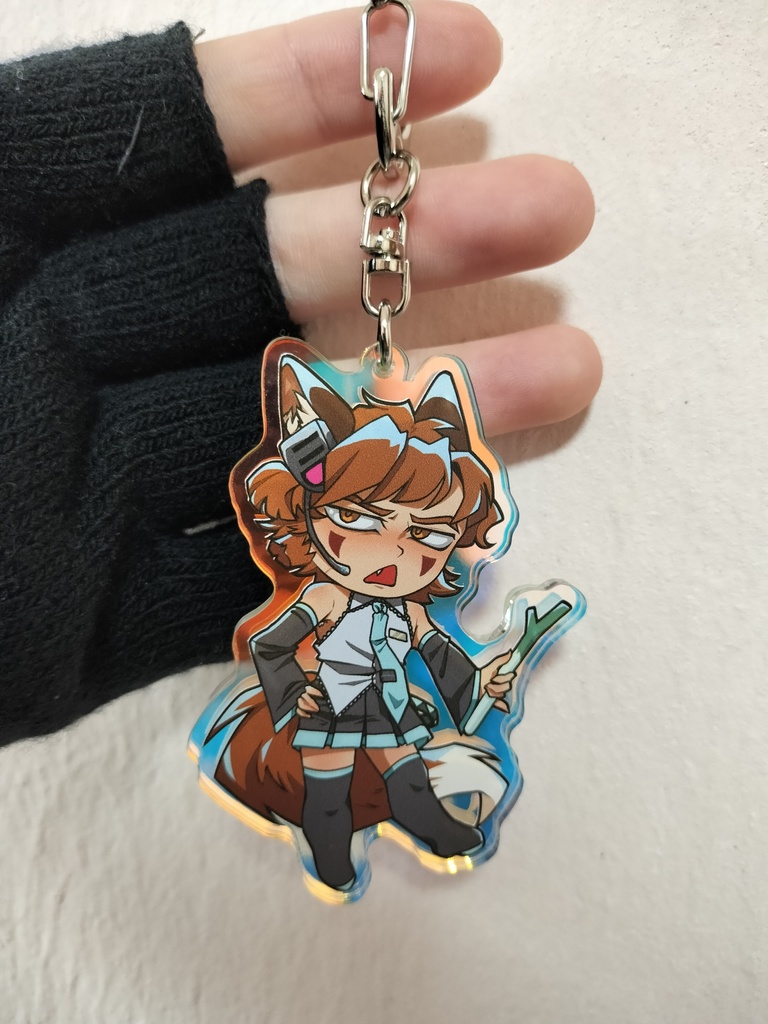 MikuRen (aurora acrylic keychain)