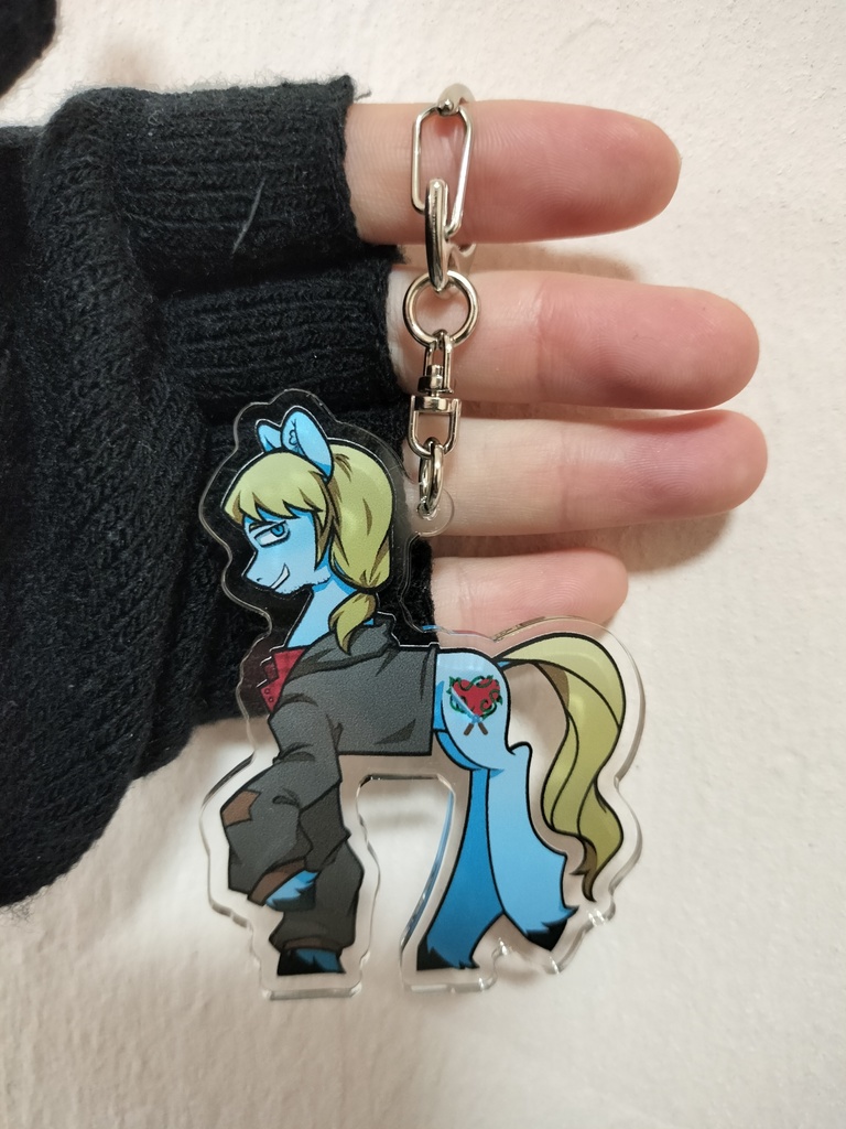 MLP:Lawrence (acrylic keychain)