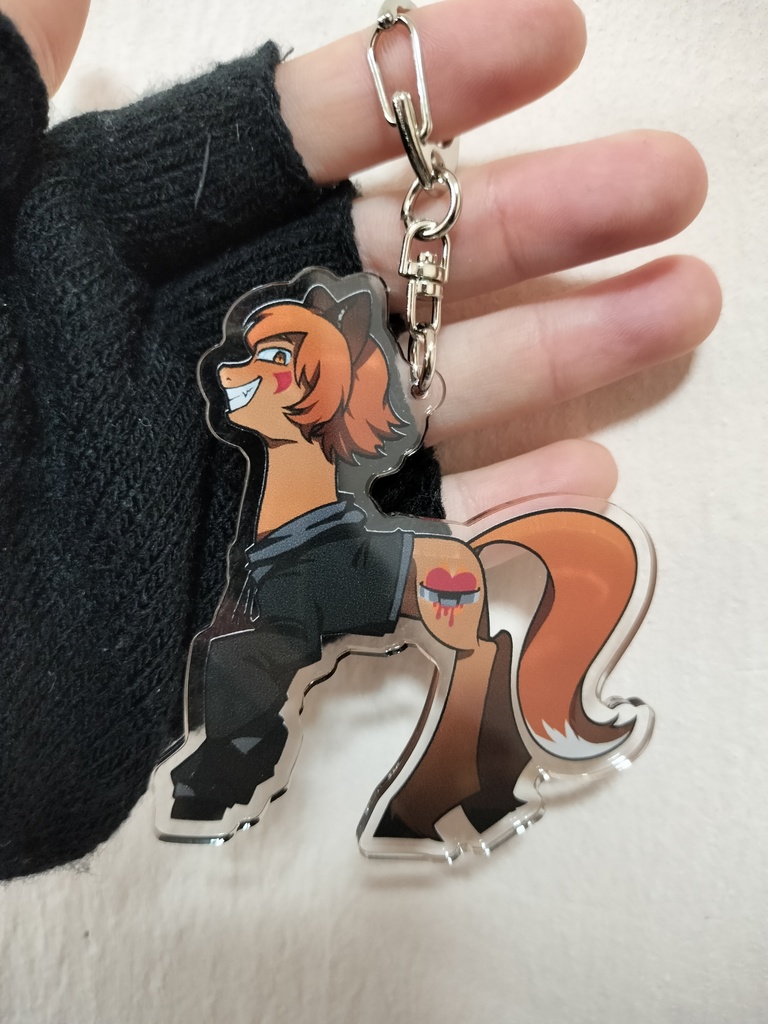MLP:Ren (acrylic keychain)