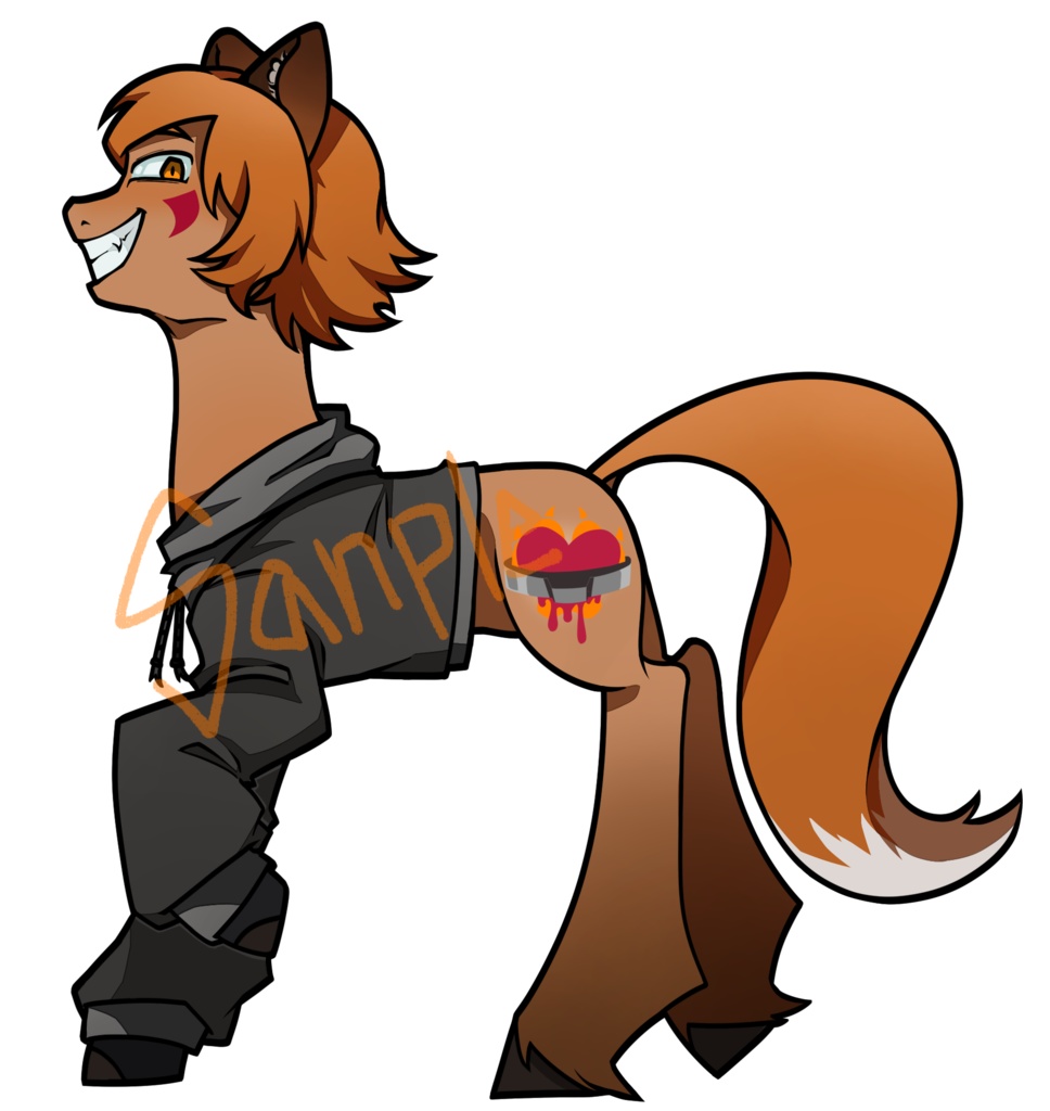 MLP:Ren (acrylic keychain)