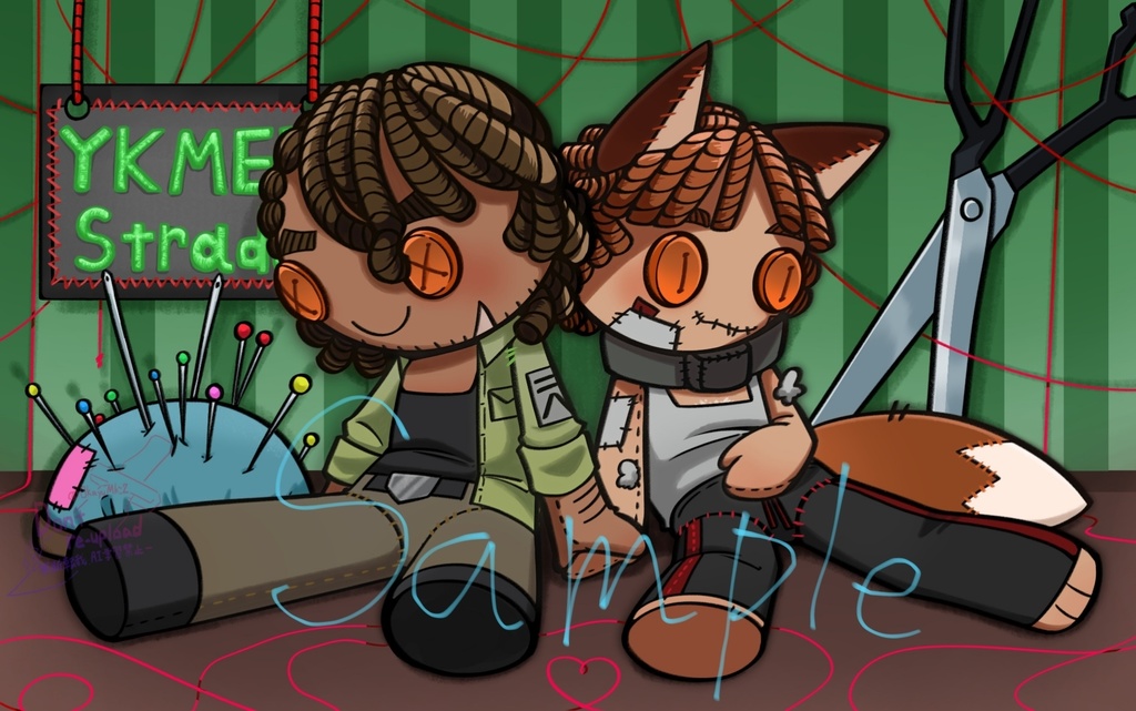 YKMET Stitched Doll Sacoche