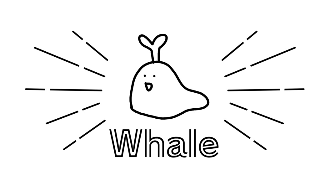 主張が激しいくじらTシャツ