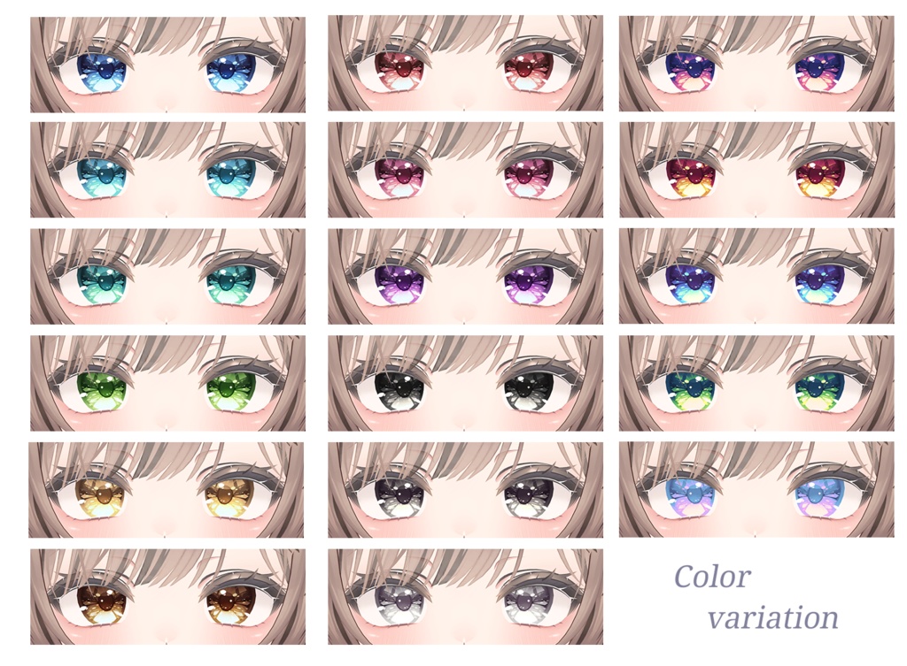 【マヌカ用】Water crystal Eye & Make up Texture