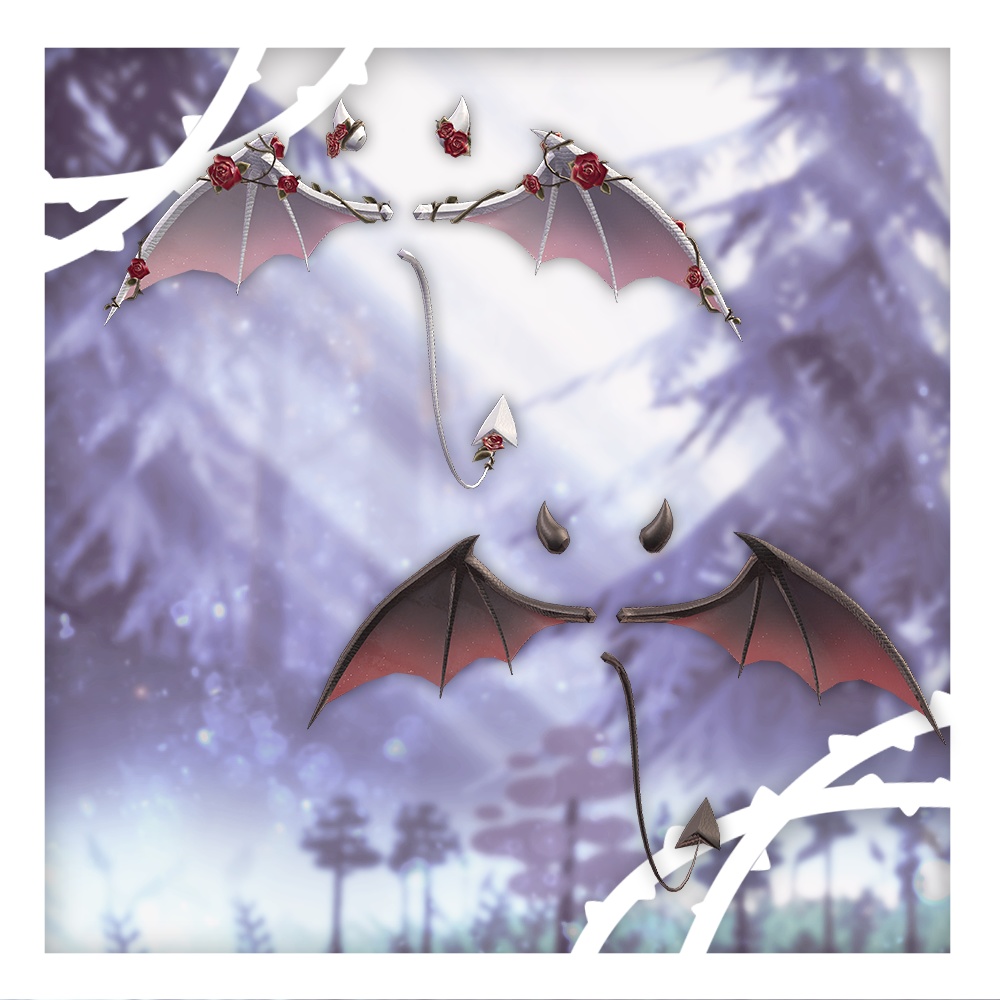 バラの小悪魔セット -Rose little devil-