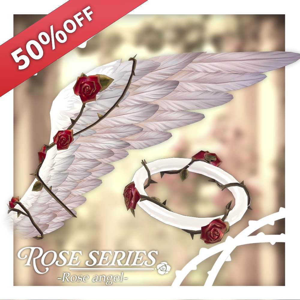 【50％OFFセール】バラの天使セット -Rose angel-