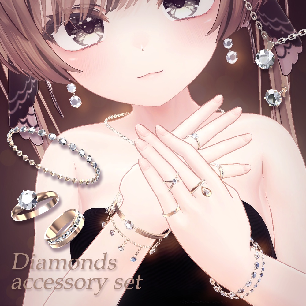 Diamonds accessory set
