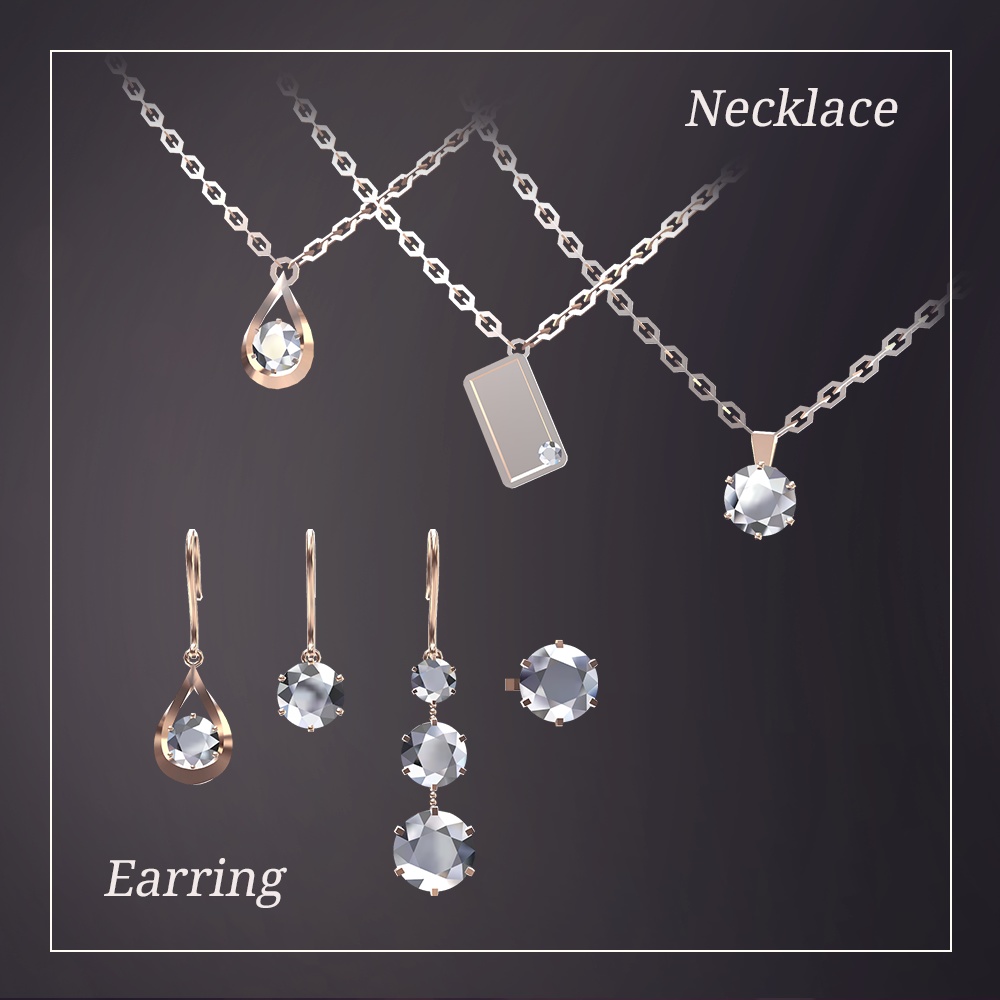 Diamonds accessory set