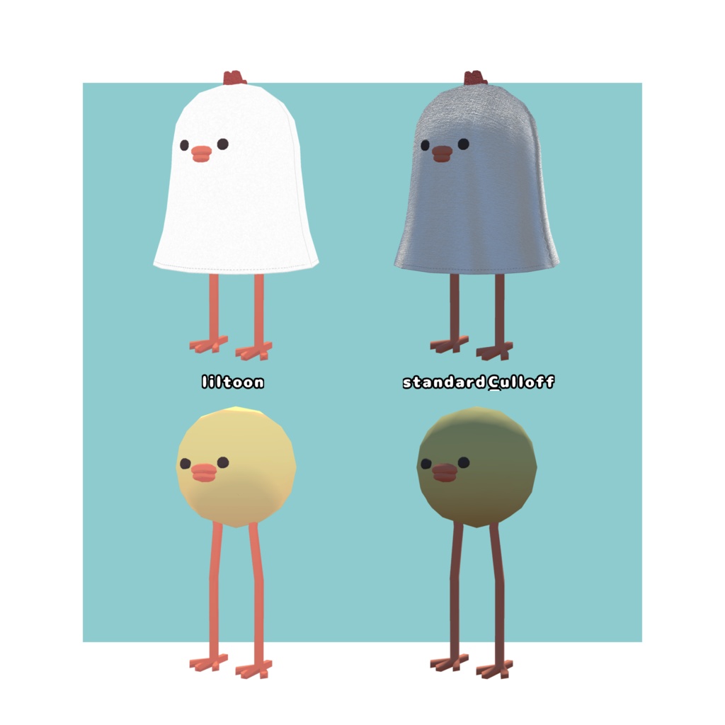 オリジナルアバター めじぇ鳥「ぴよ丸」1.00