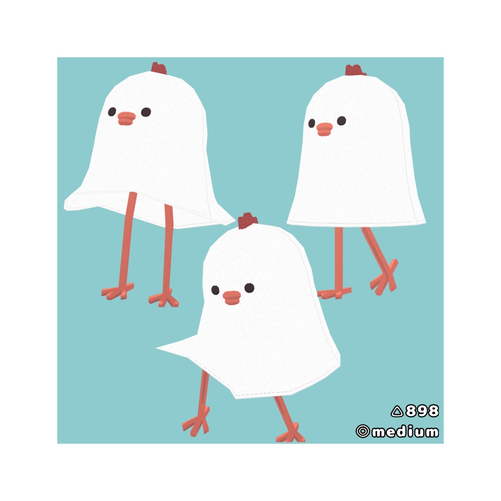 オリジナルアバター めじぇ鳥「ぴよ丸」1.00