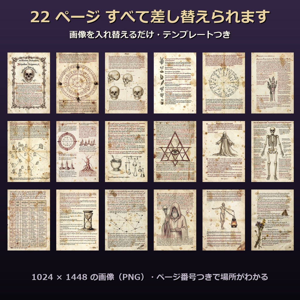 【MA対応】骨飾りの死霊術書