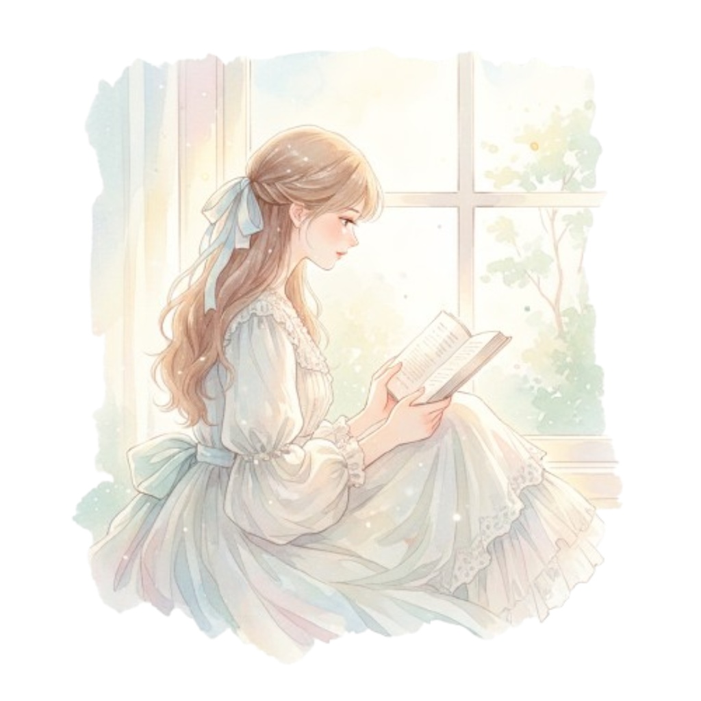 【素材集】水彩のアンティークガーリー素材コレクション