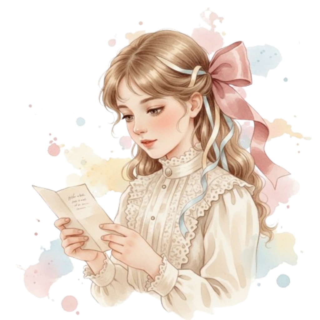 【素材集】水彩のアンティークガーリー素材コレクション