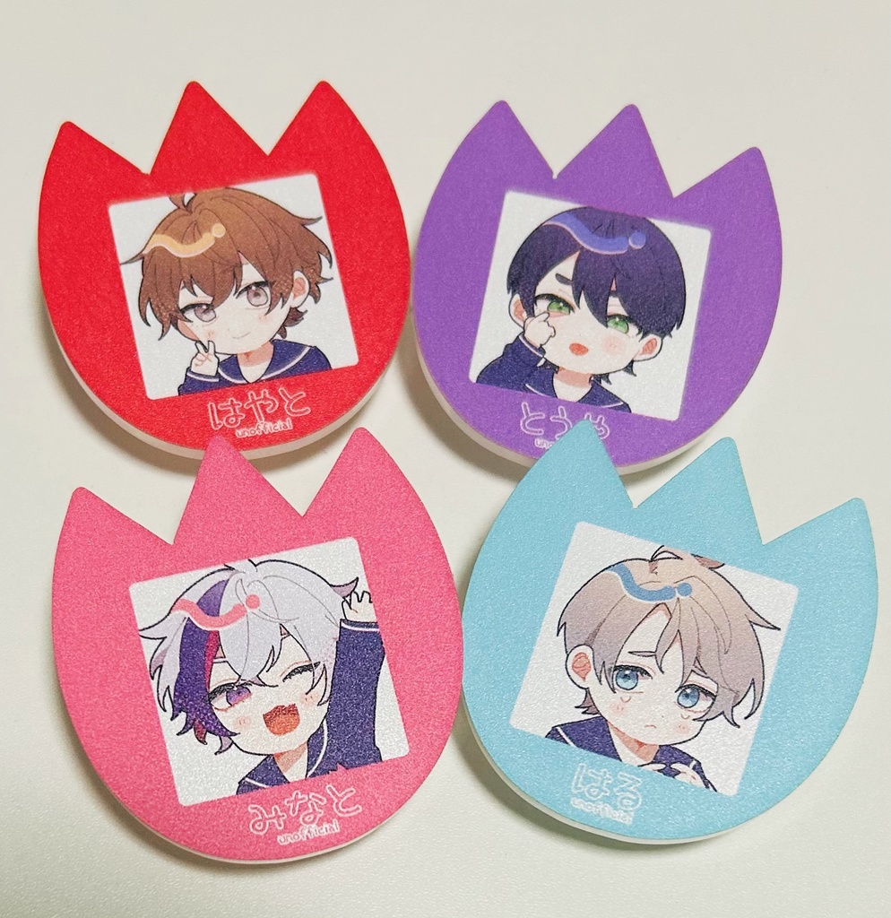 【非公式】お写真入りアクリルバッジ(全4種)