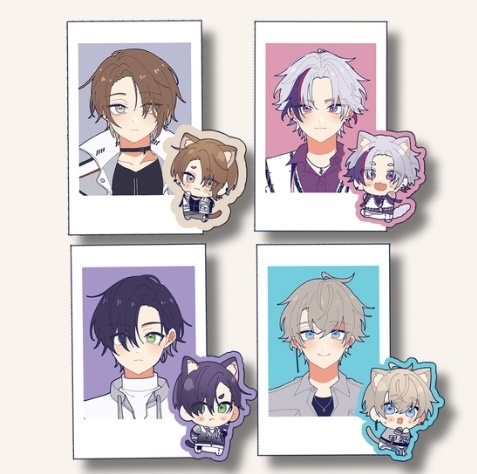 【非公式】チェキ＆ステッカーセット(全4種)