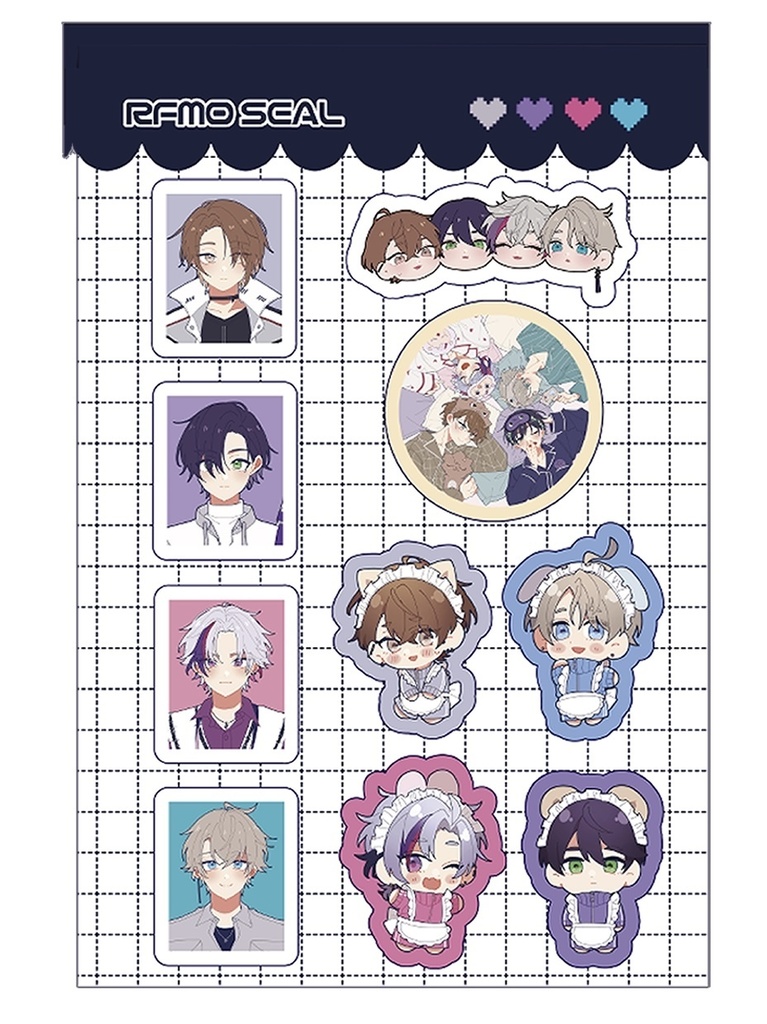 【非公式】rfmoぷっくりシール（おまけ付き）