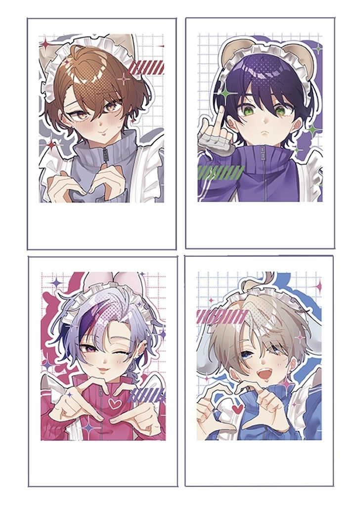 【非公式】rfmoジャージメイドチェキ風カード