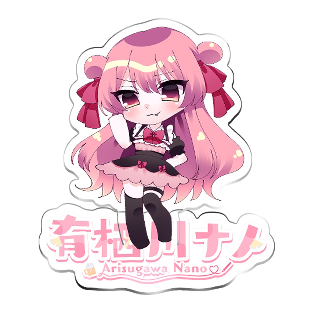 ナノちゃんアクリルスタンド(小悪魔ピンクメイド衣装ver.)