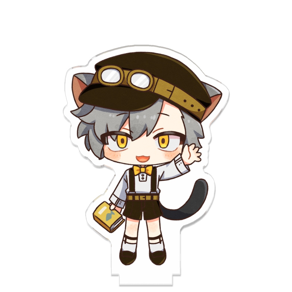 【4/8まで限定販売!】「ギーク猫(人の姿)」アクリルスタンド